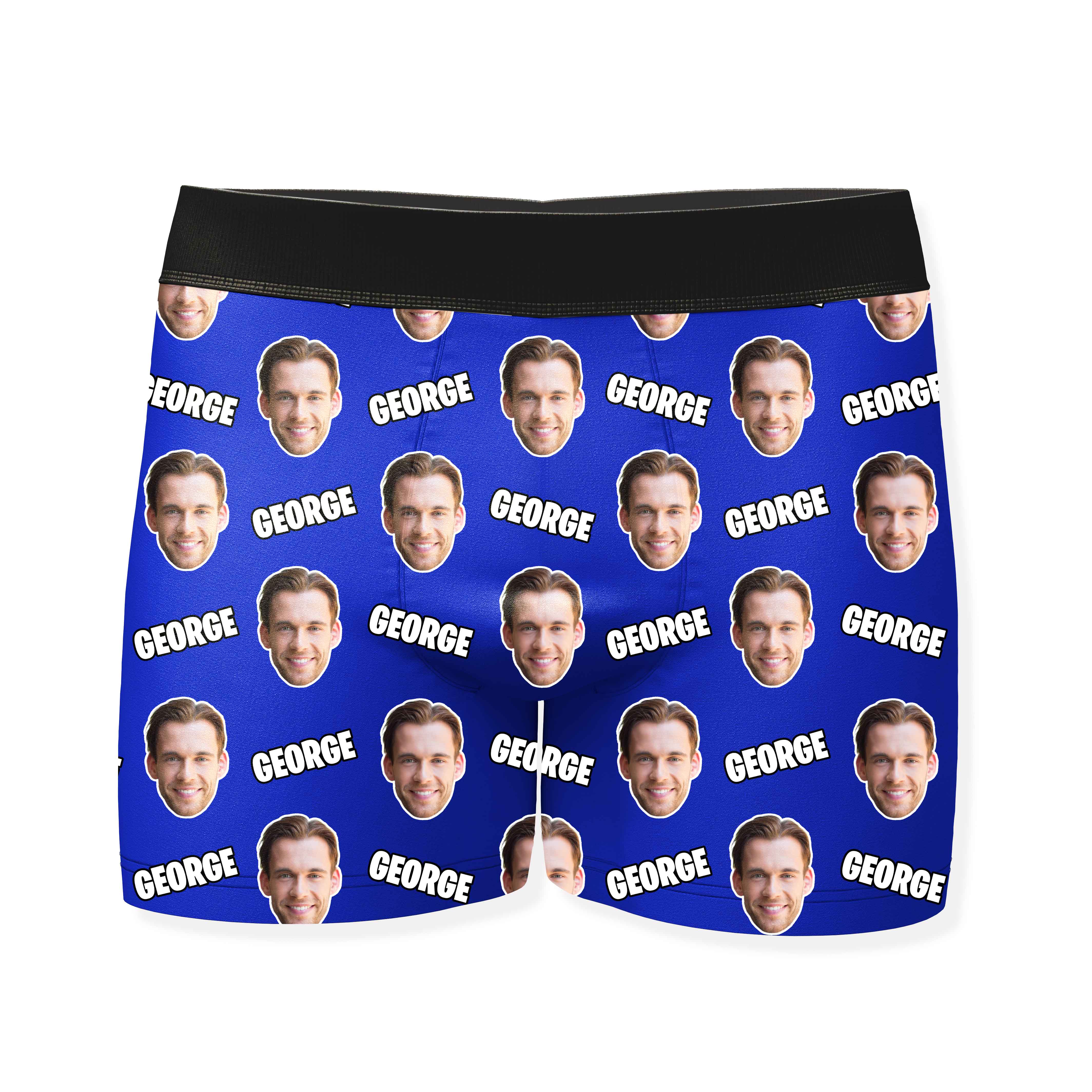 Name and Face Personalised Boxers