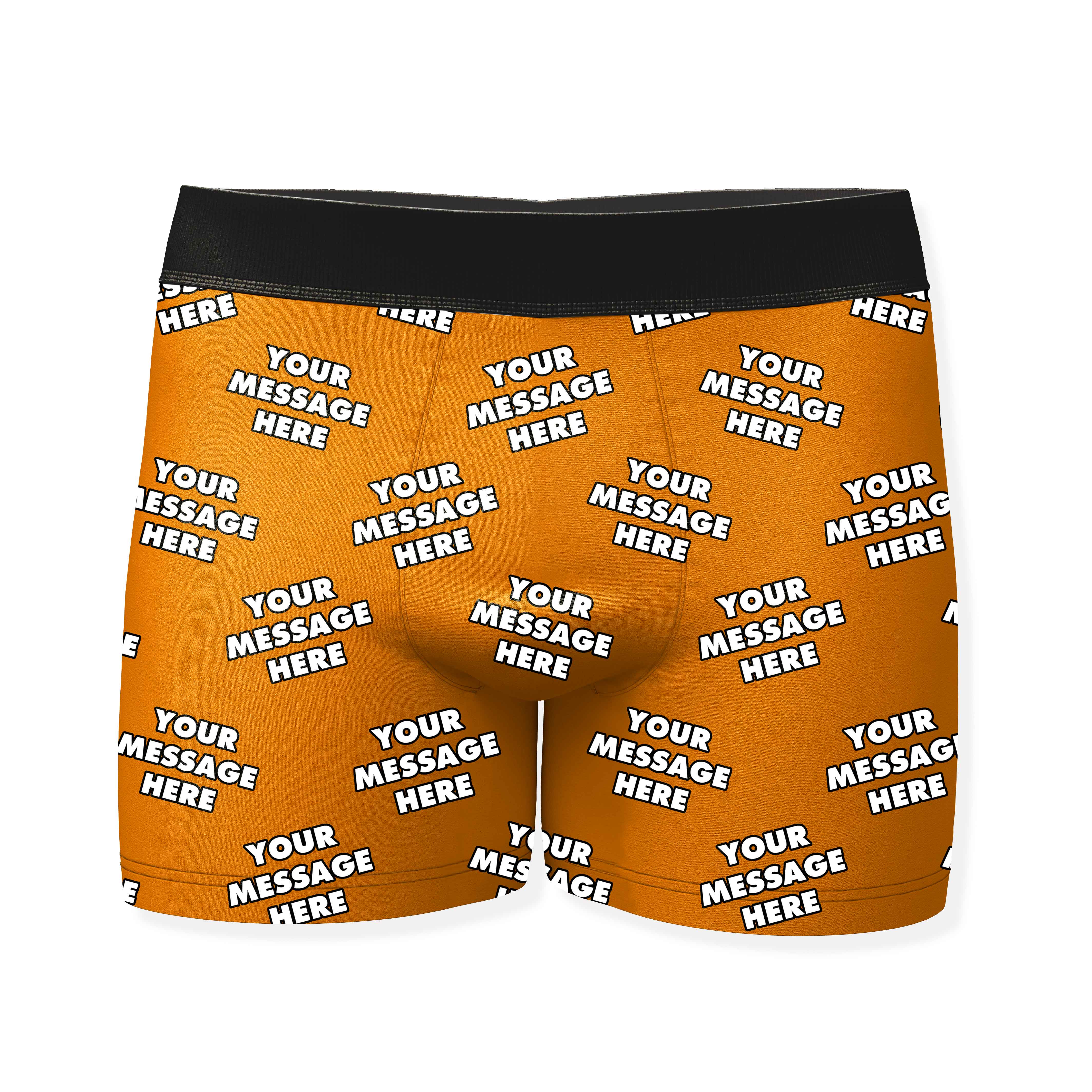 Personalised Boxers With Your Message