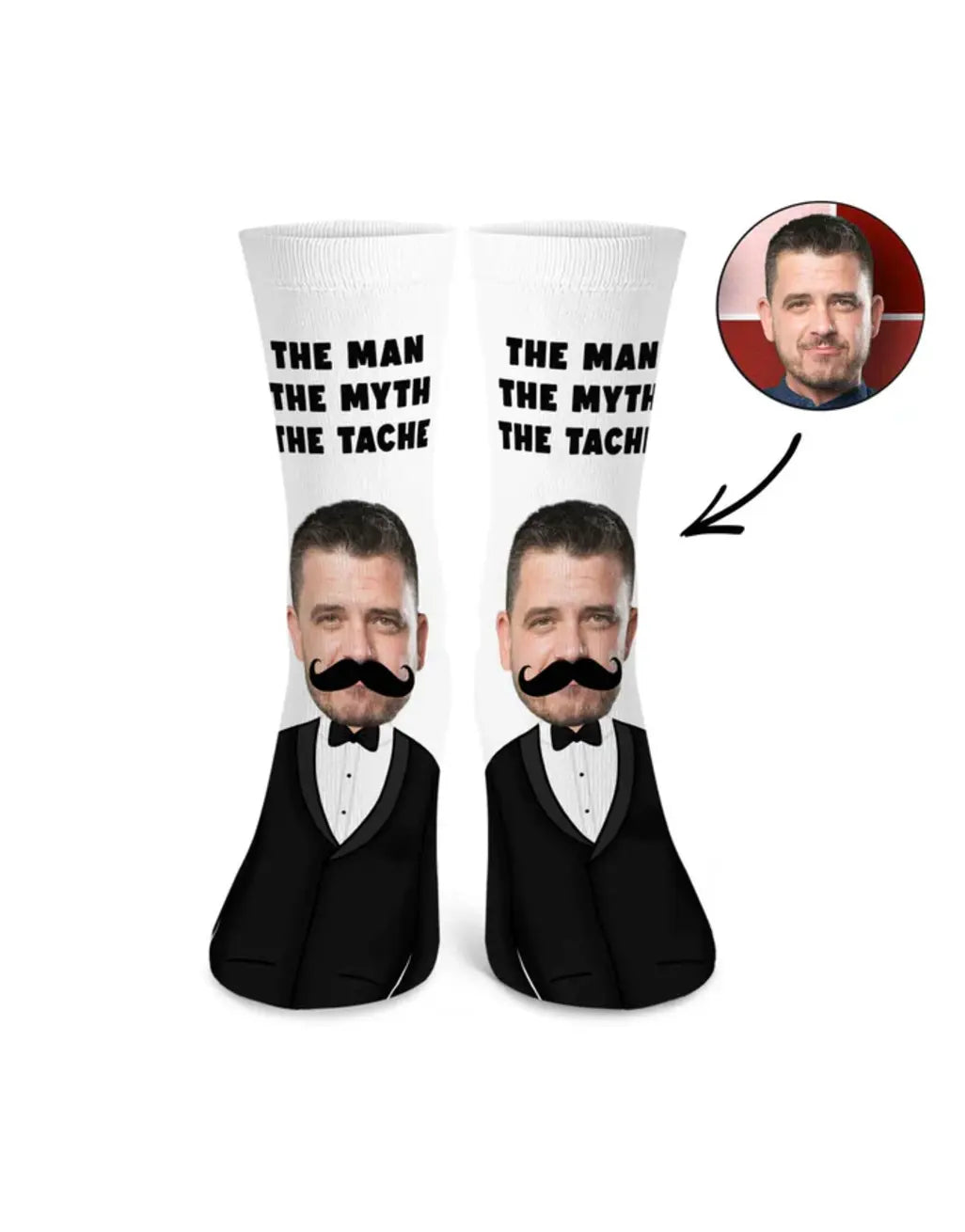 Moustache Me Socks