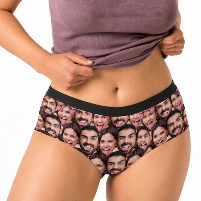 Couples Face Mash Knickers