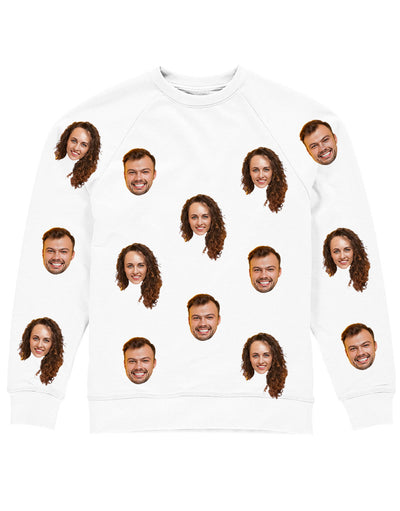Couples Face Personalised Sweatshirt