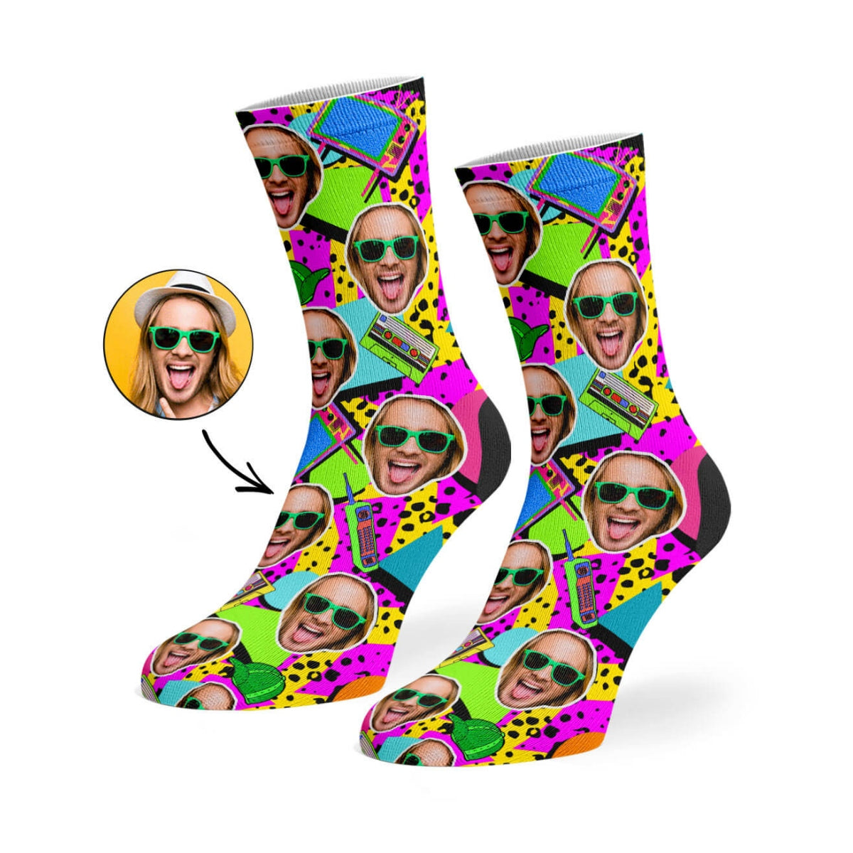 Fresh Prince Face Socks