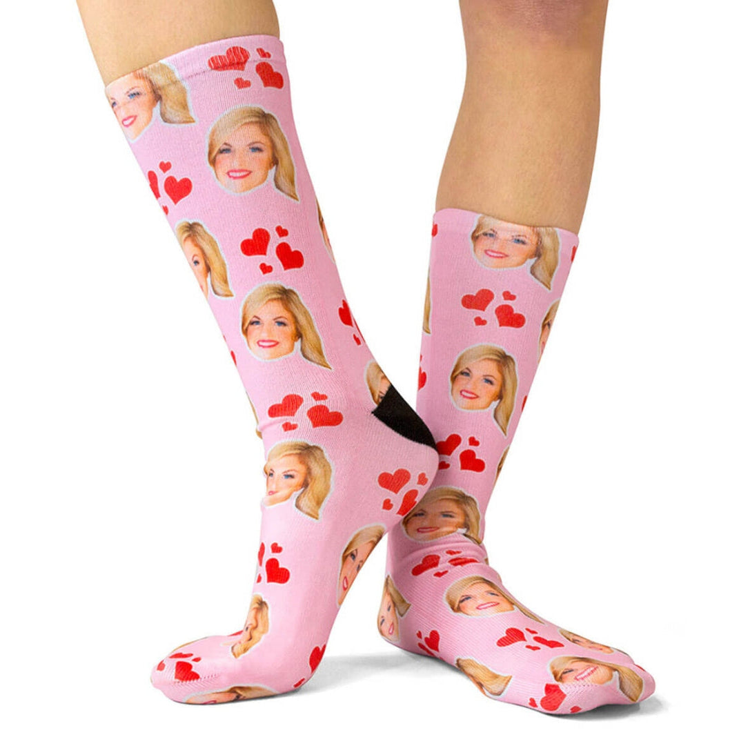 Full of Love Face Socks