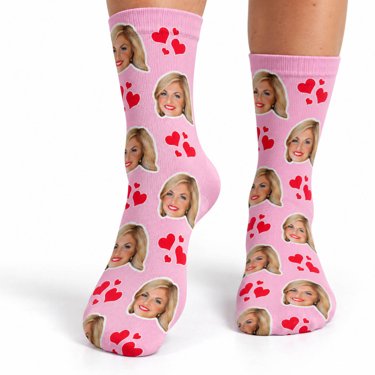Full of Love Face Socks