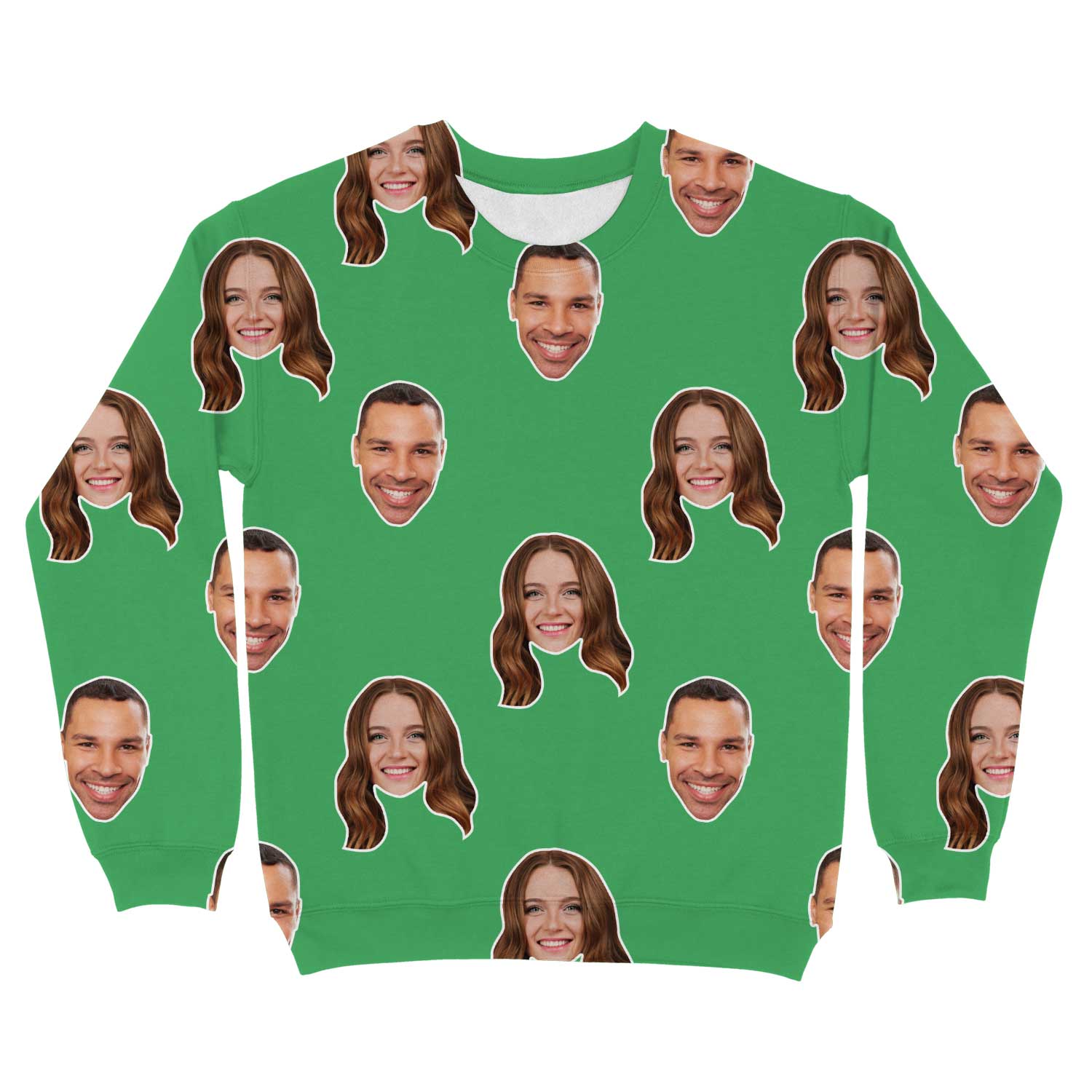Couples Face Sweatshirt