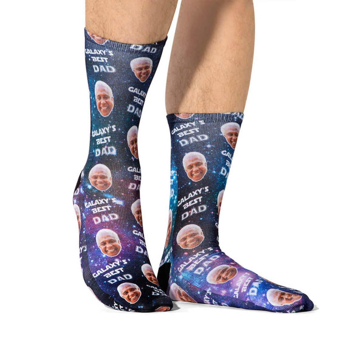 Galaxy's Best Dad Socks