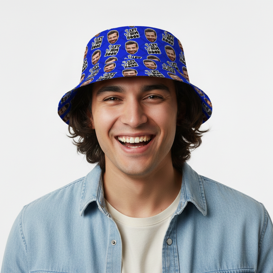 Let Him Hook Custom Bucket Hat
