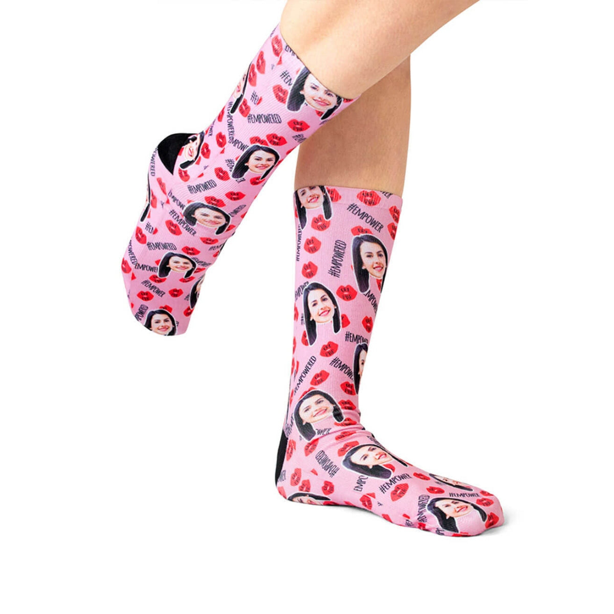 Girl Power Lips Socks