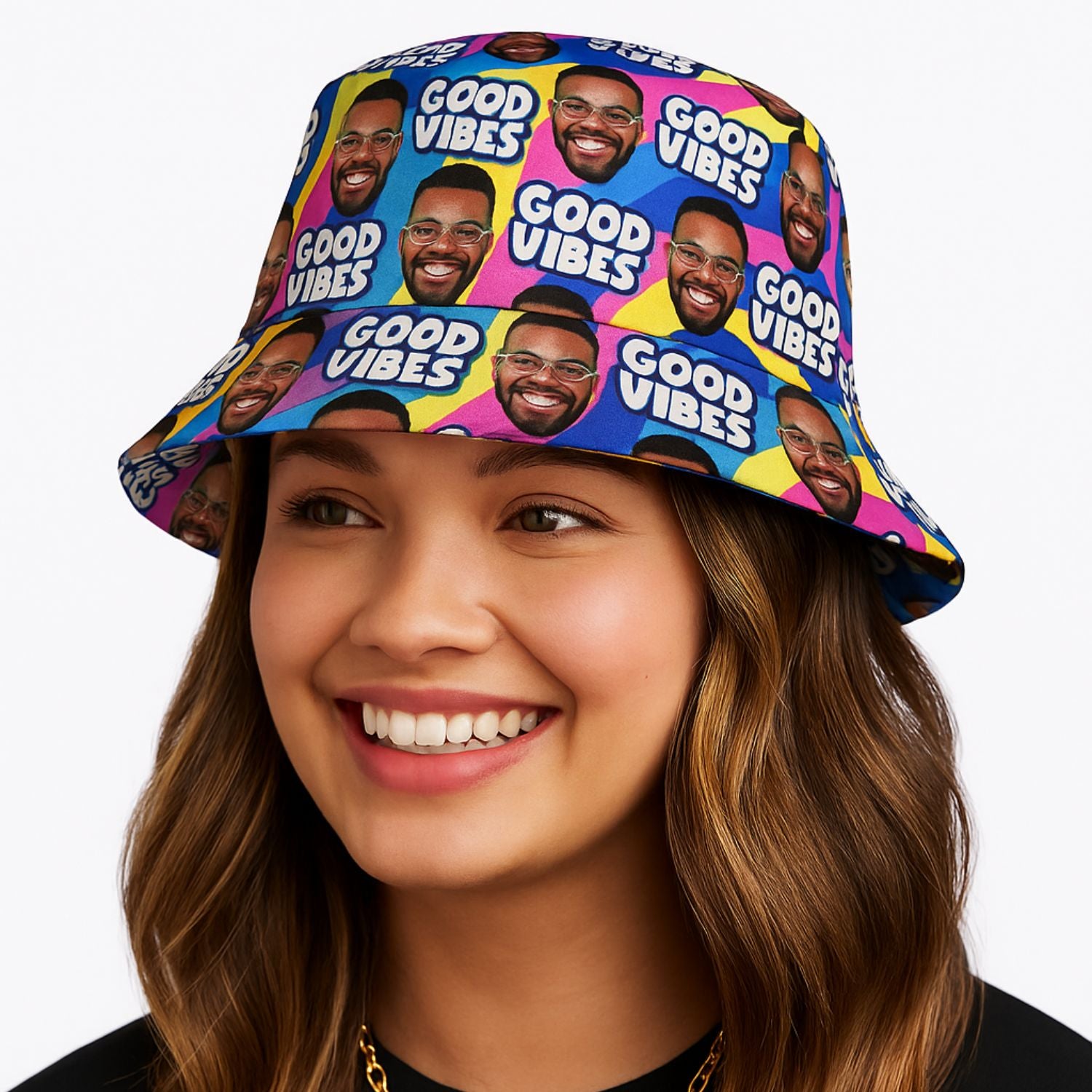 Good Vibes Custom Bucket Hat