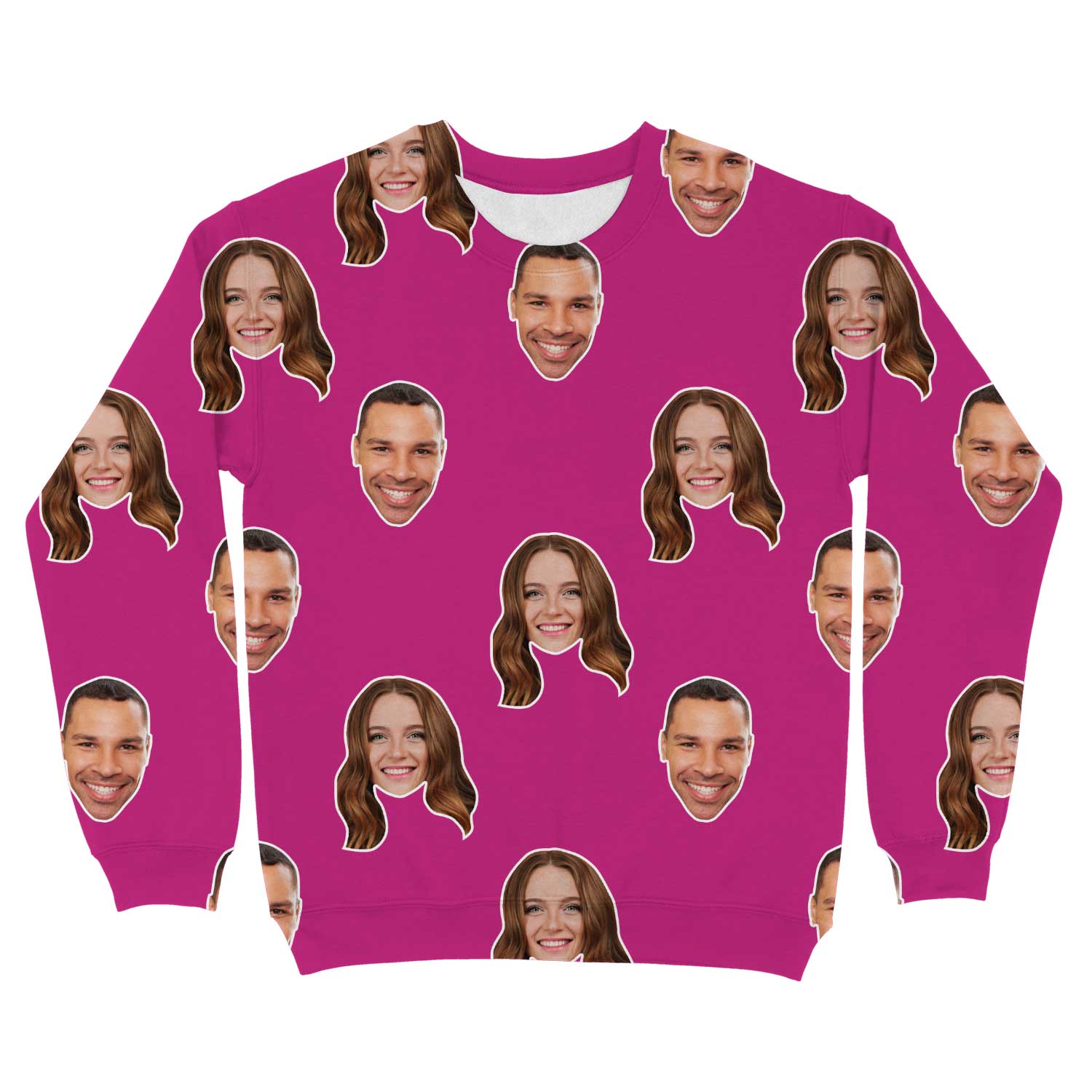 Couples Face Sweatshirt