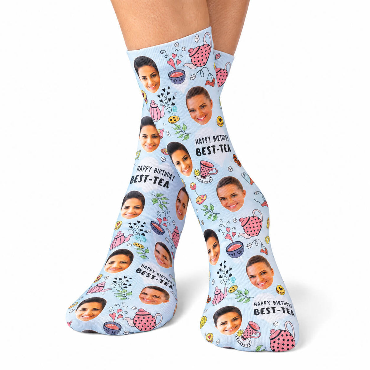 Happy Birthday Best-Tea Socks