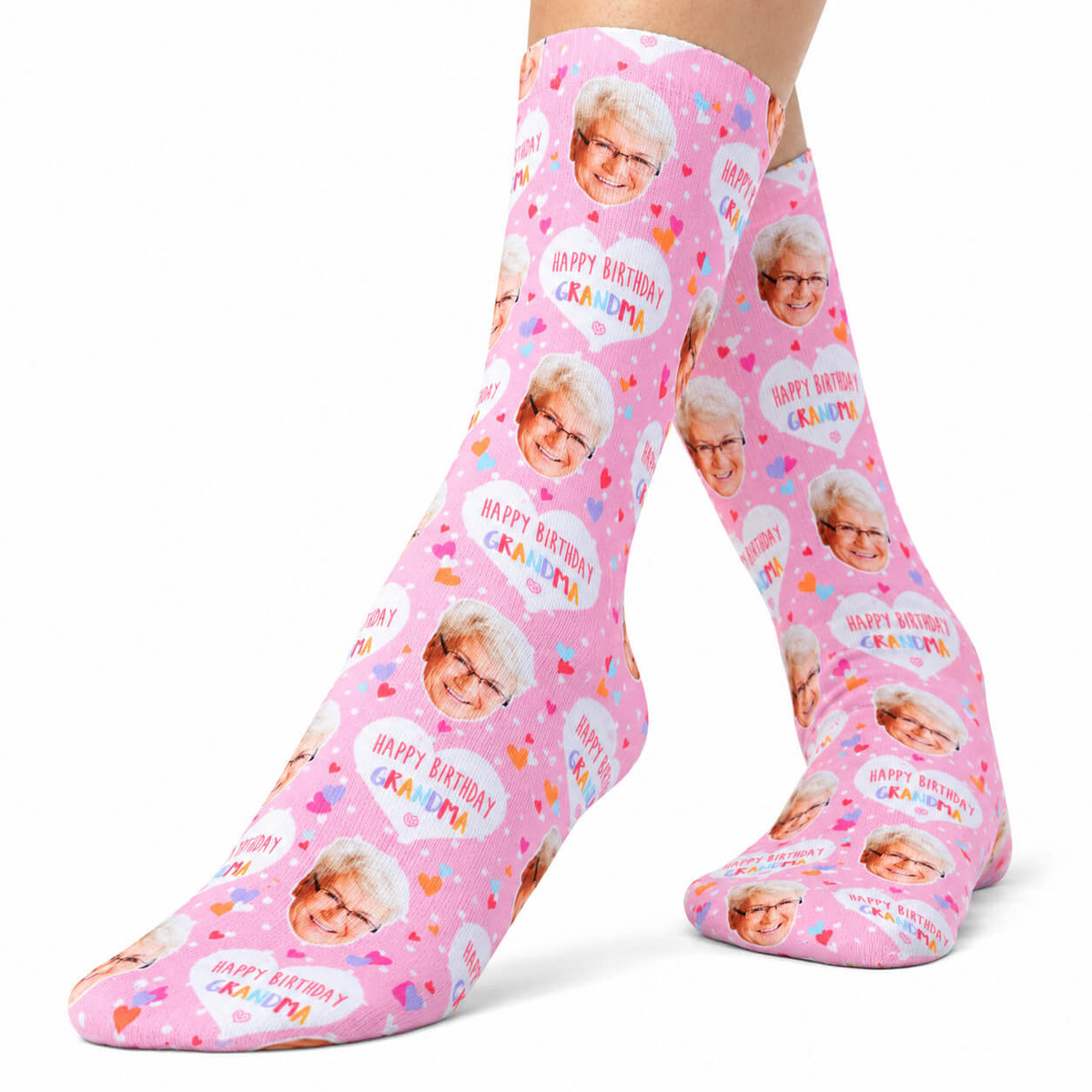 Happy Birthday Grandma Socks
