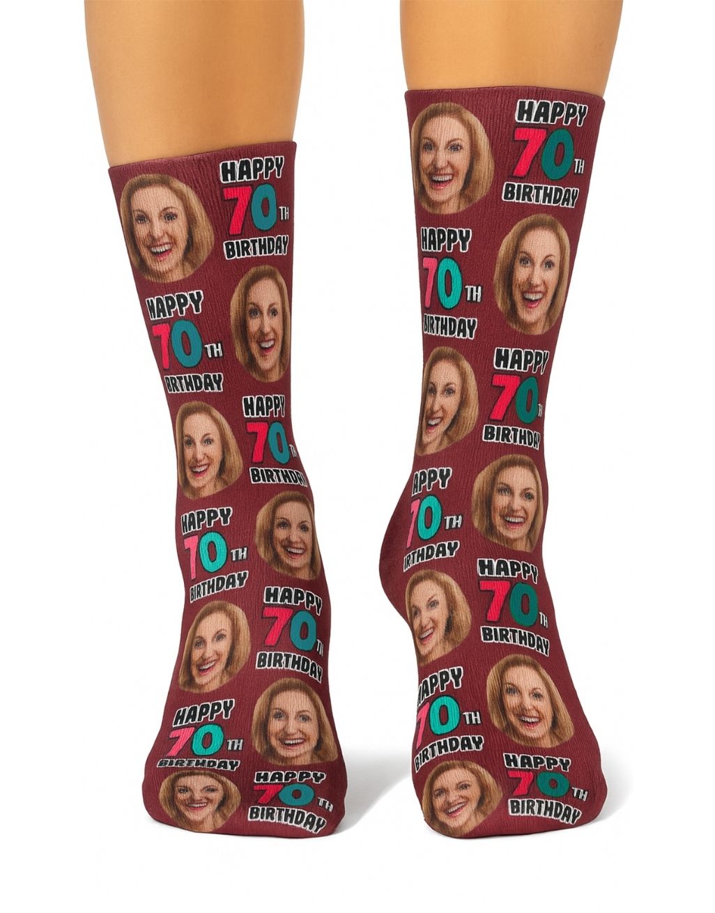 70th Birthday Socks
