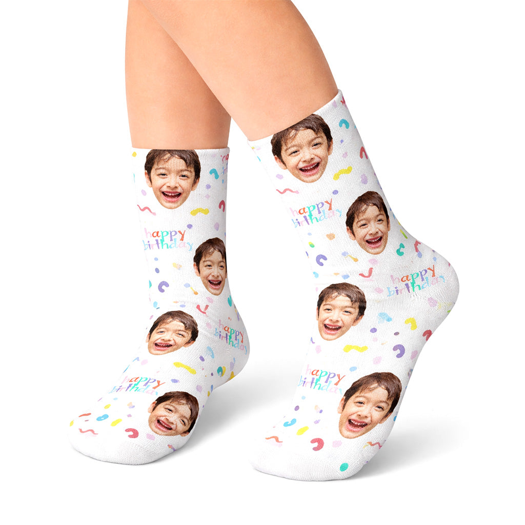 Happy Birthday Kids Socks
