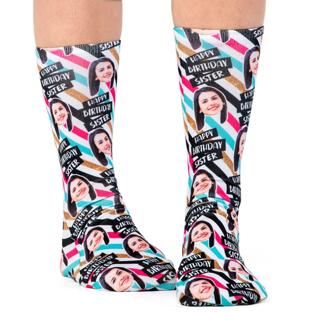 Happy Birthday Sister Socks