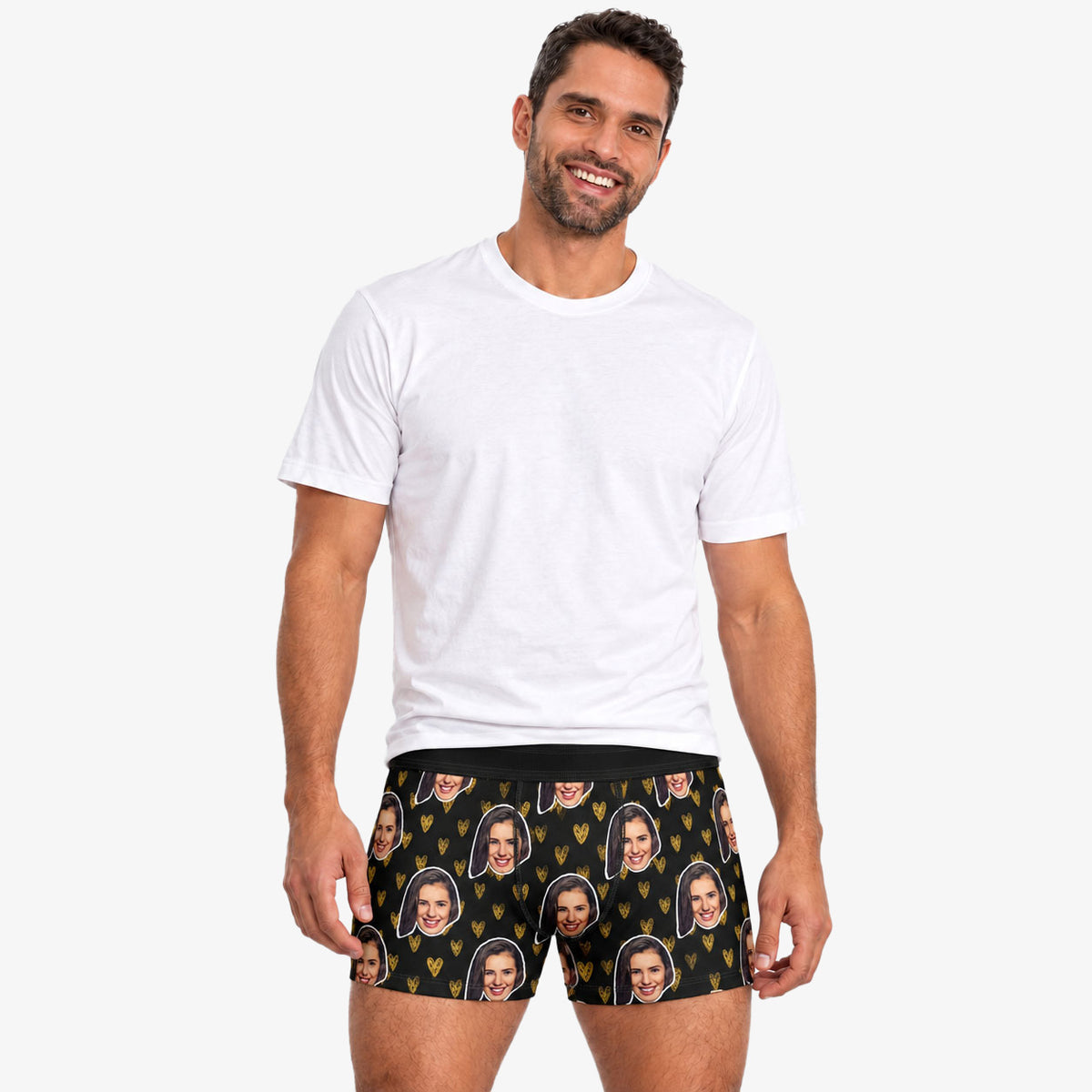 Face Hearts Boxers