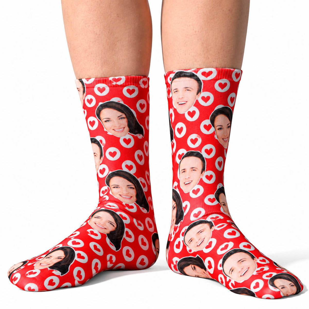 Circle Hearts Socks