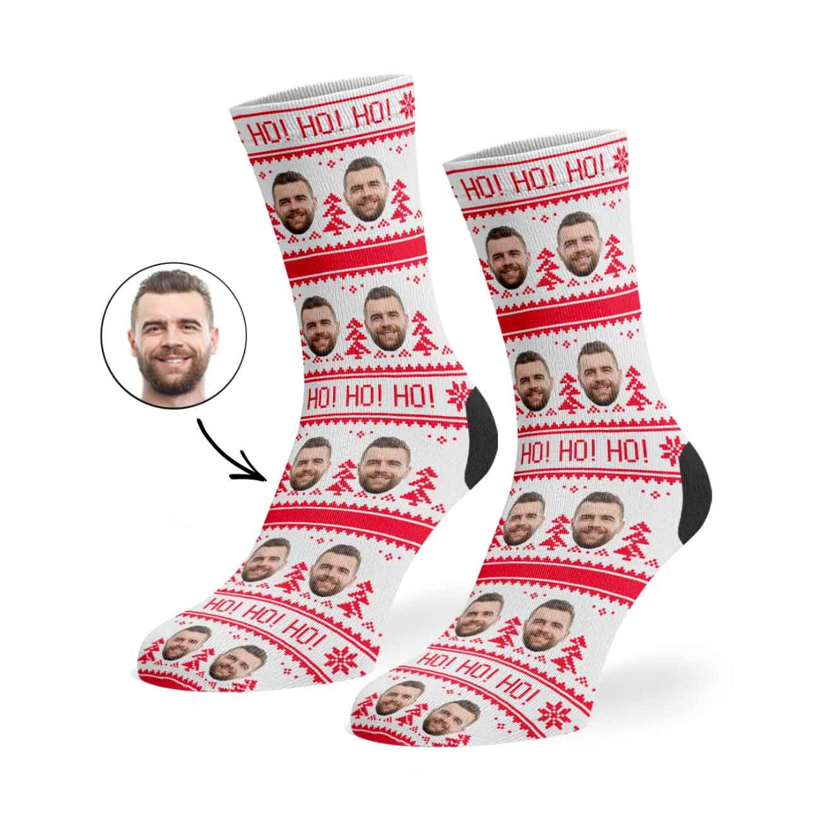 Ho Ho Ho Christmas Socks