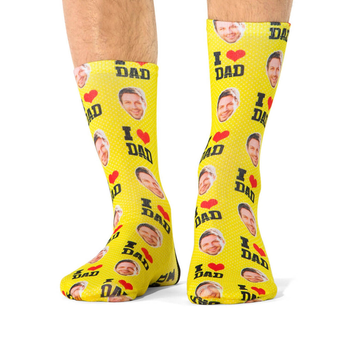 I Love Dad Socks
