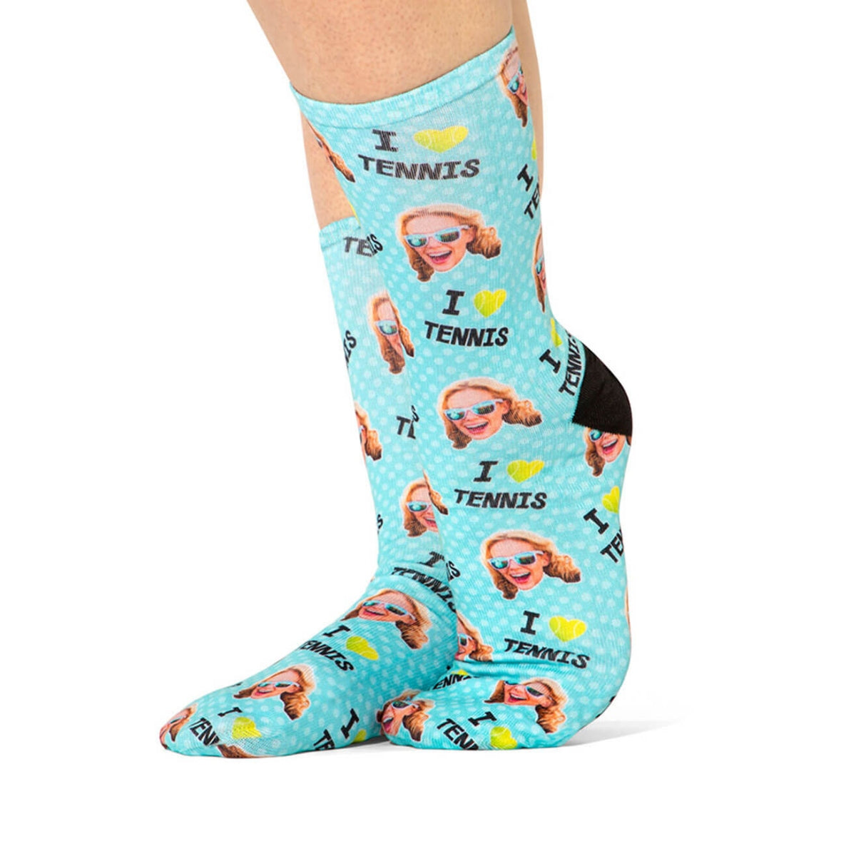 I Love Tennis Socks