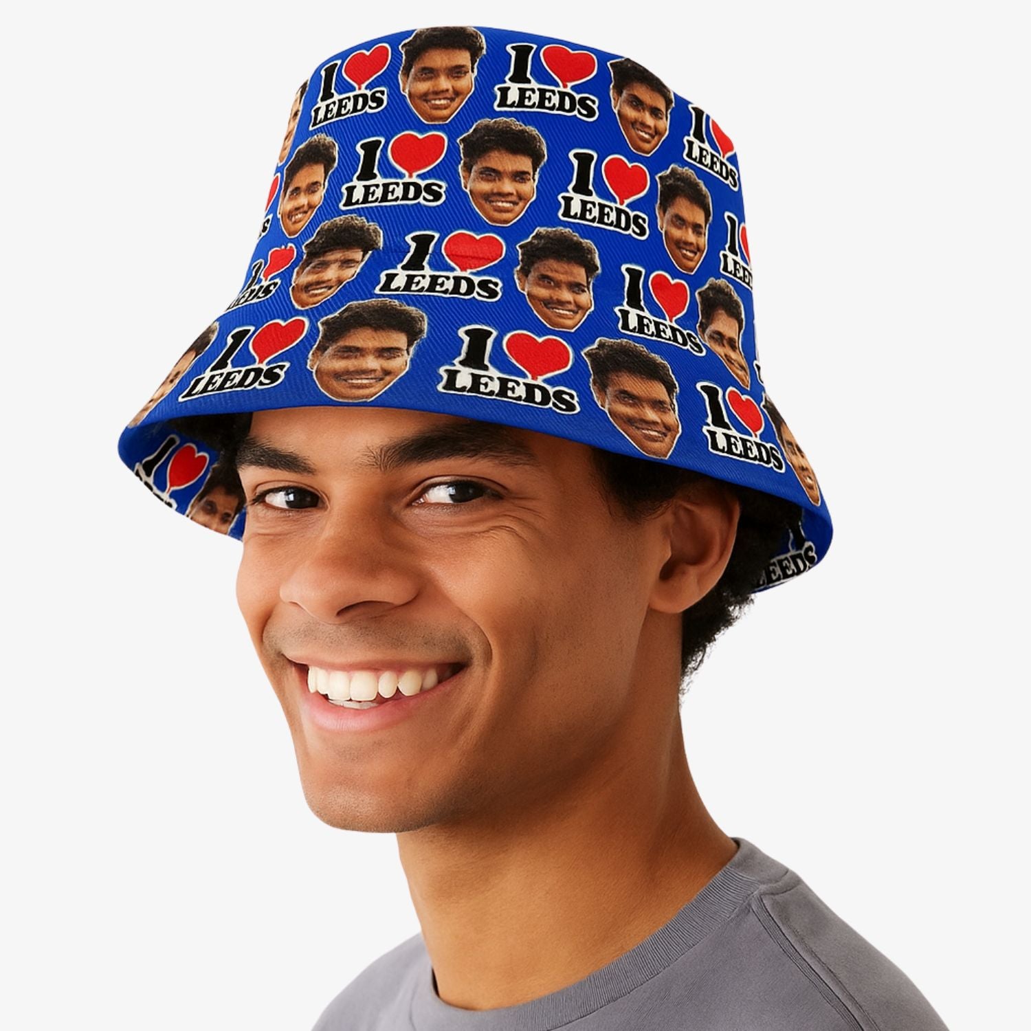 I Love Leeds Custom Bucket Hat