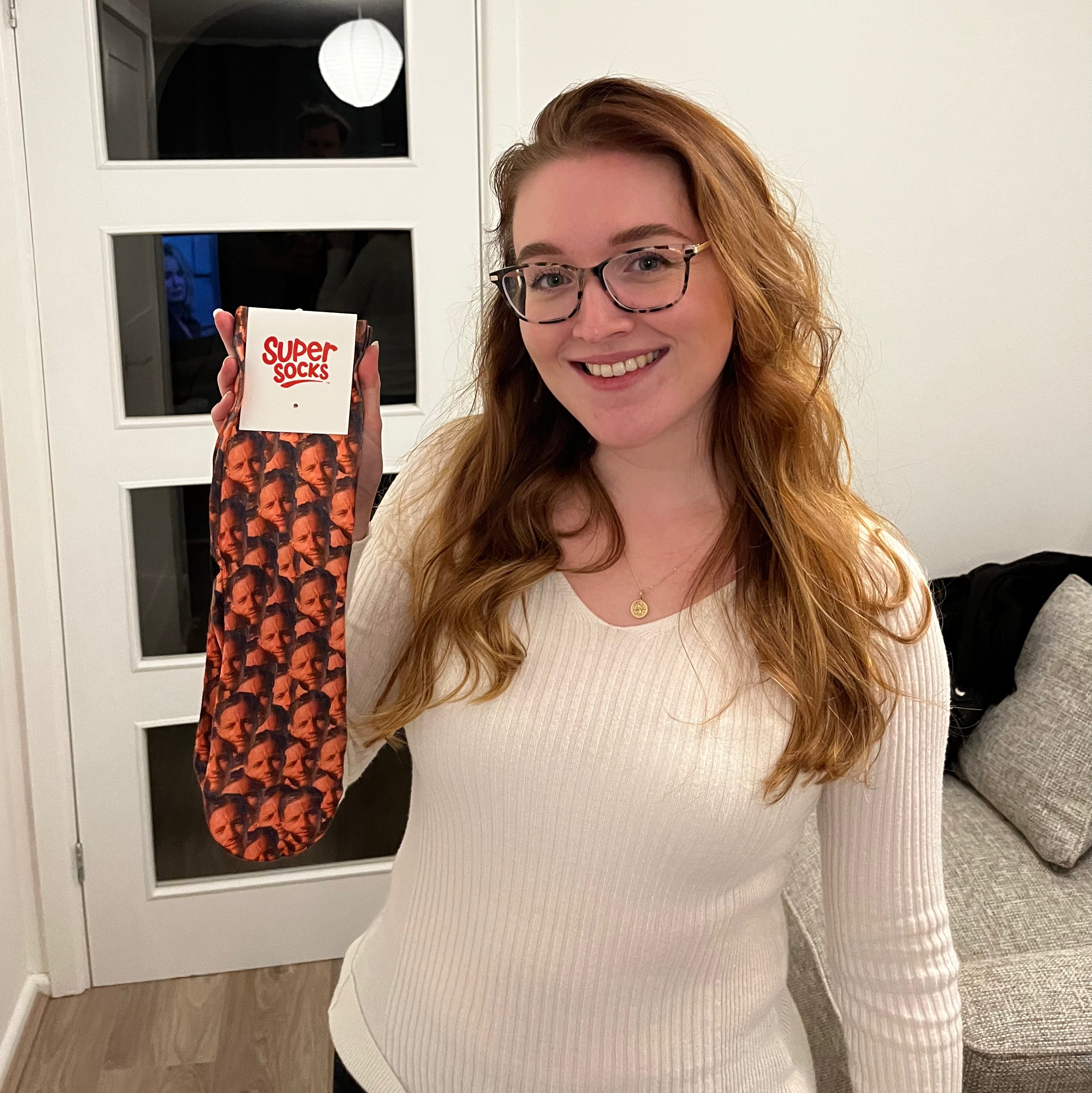 Couples Face Mash Socks