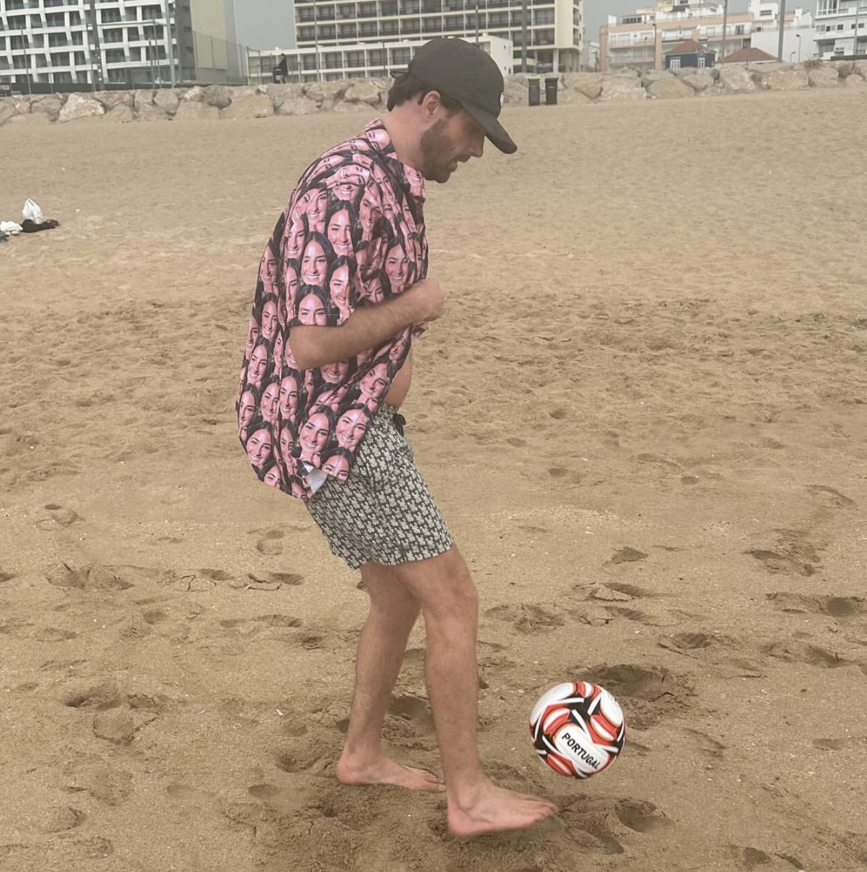 Face Mash Personalised Hawaiian Shirt Shorts Set