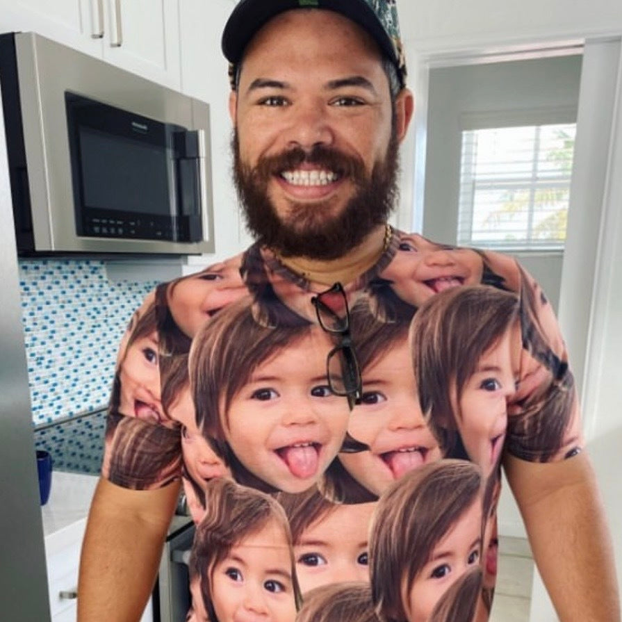 Family Face Mash Mens Pyjamas