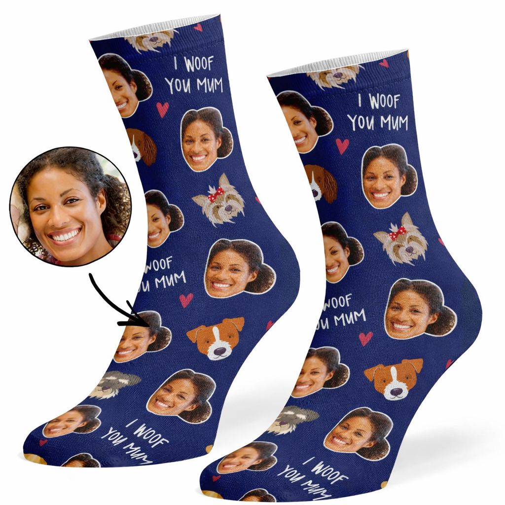 I Woof You Mum Socks