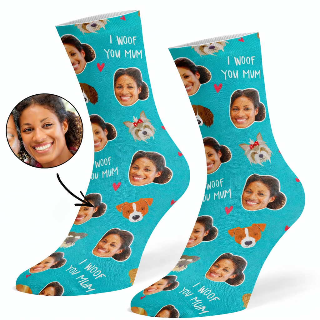 I Woof You Mum Socks