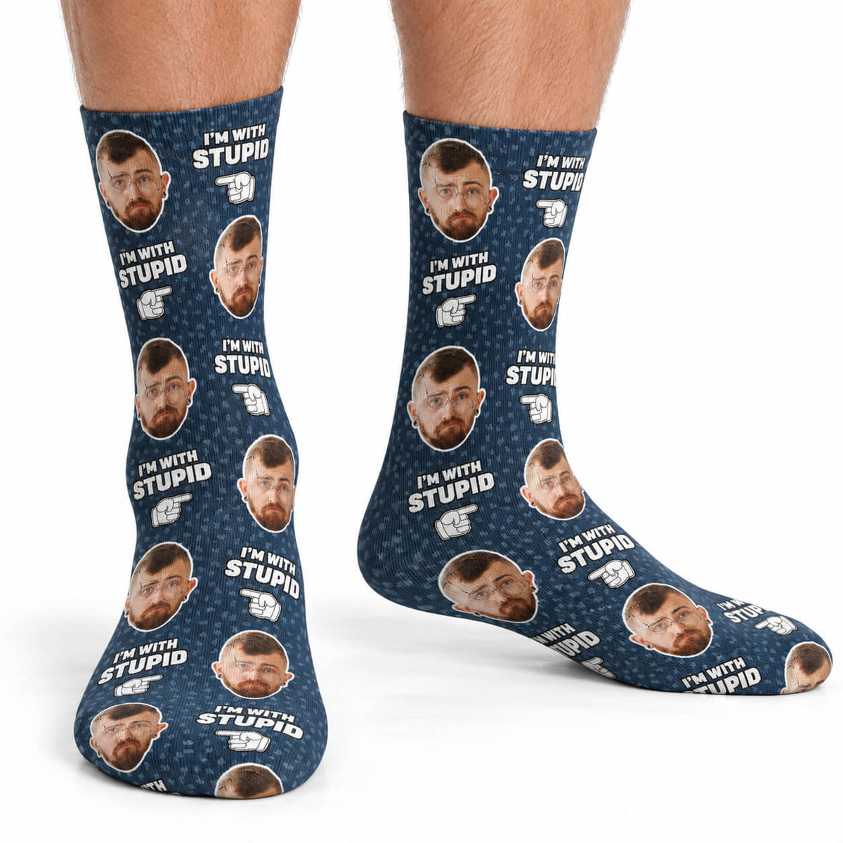 I'm With Stupid Socks