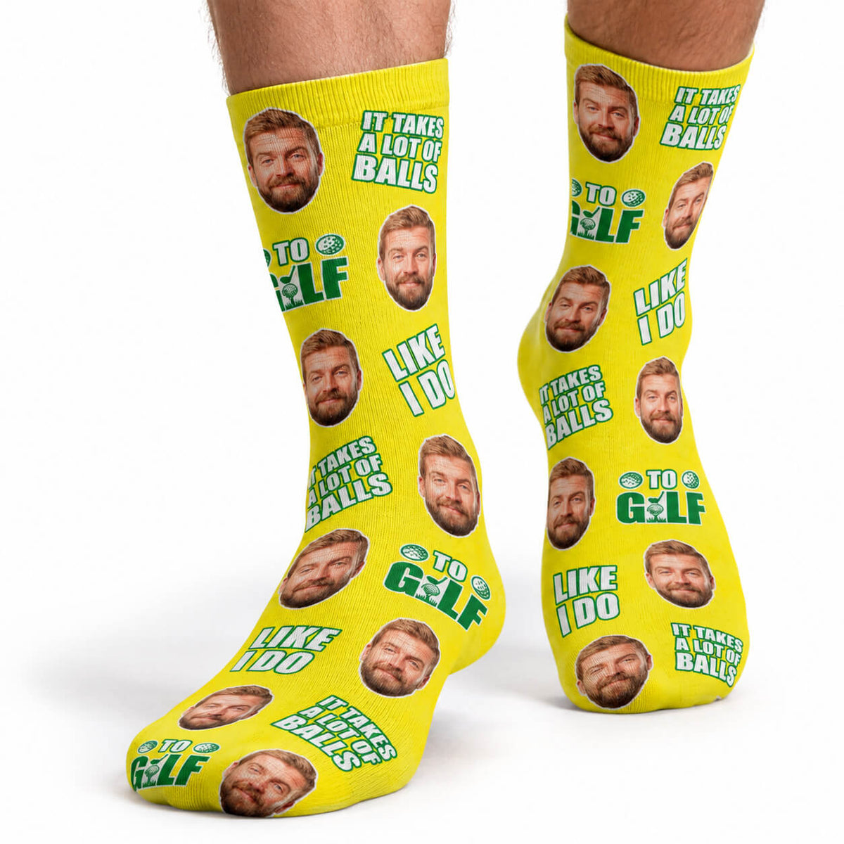 It Takes A Lot Of Balls To Golf Like I Do Socks