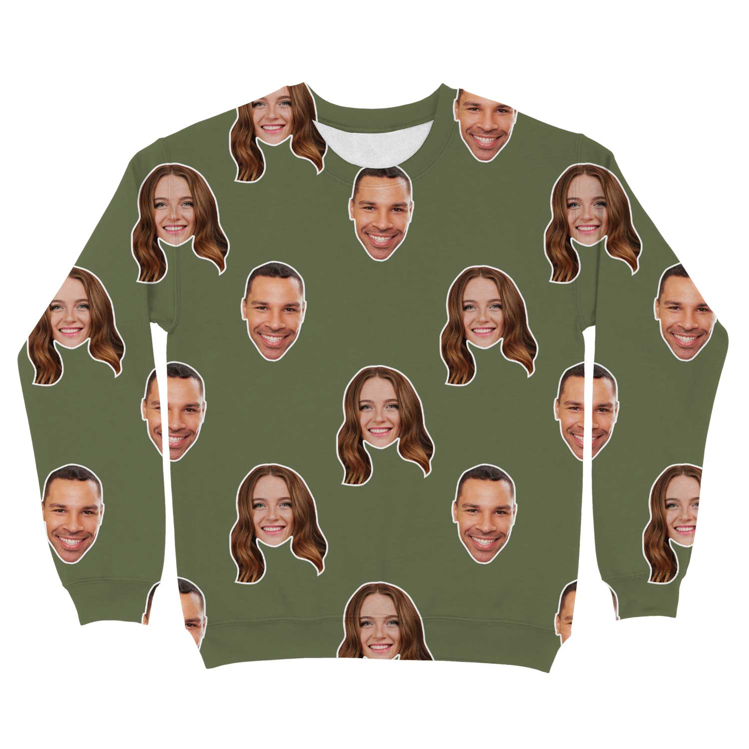 Couples Face Sweatshirt