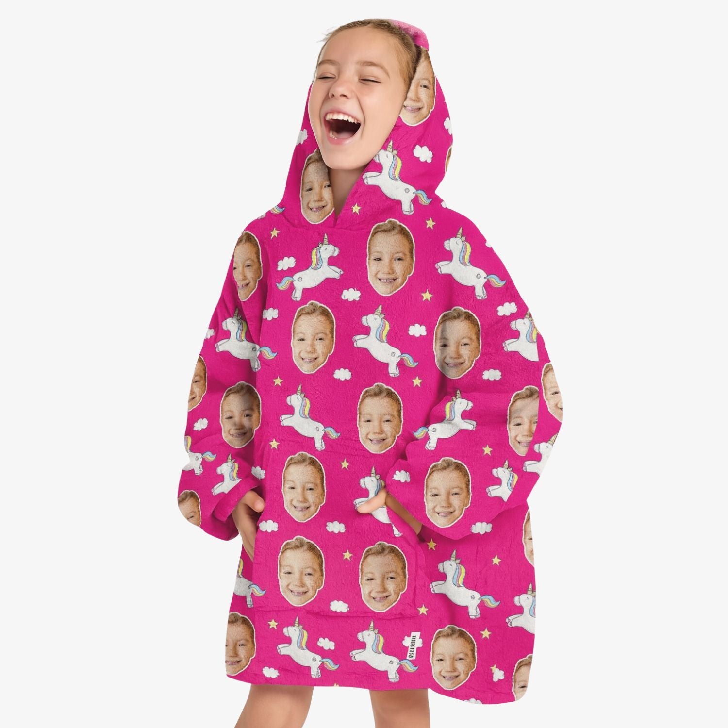 Unicorn Kids Chillzy Kids Hoodie Blanket
