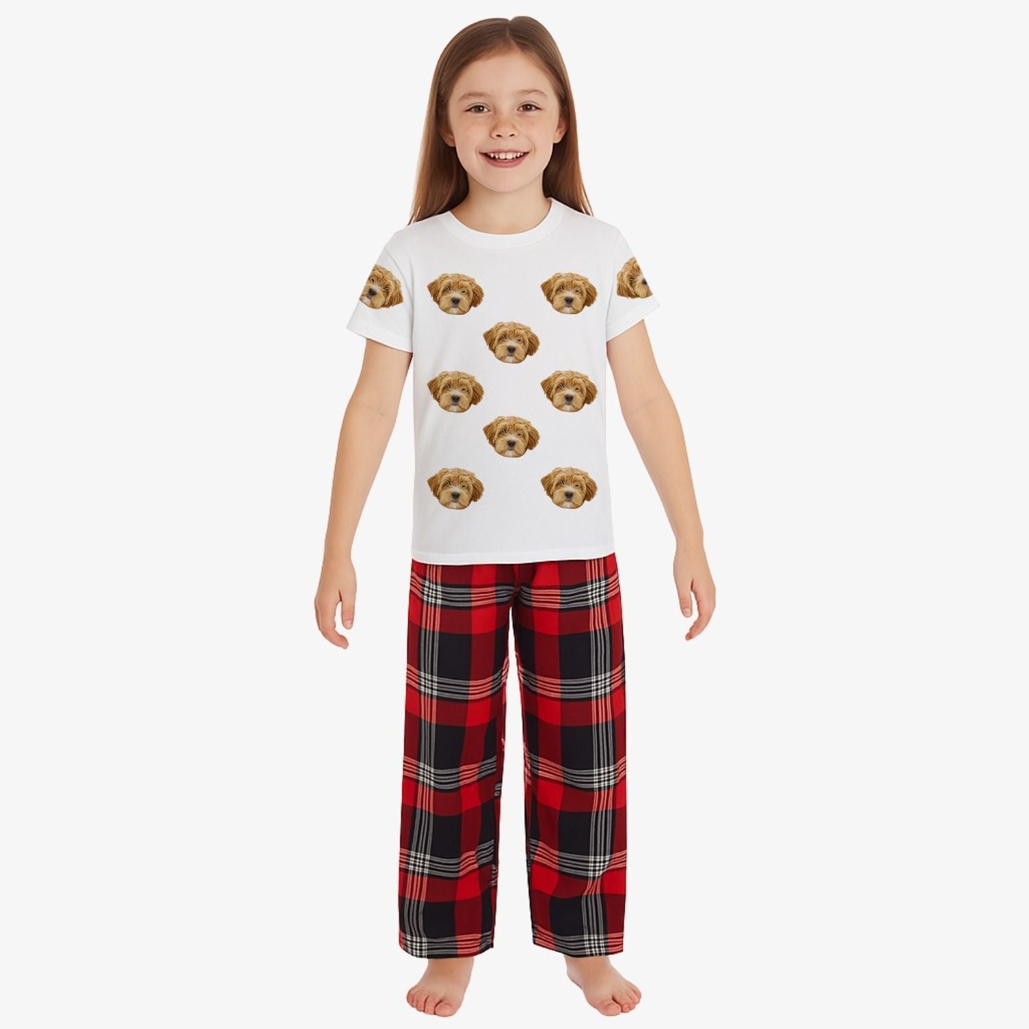 dog kids pyjamas personalised