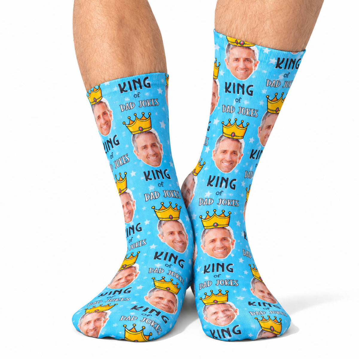 King Of Dad Jokes Socks