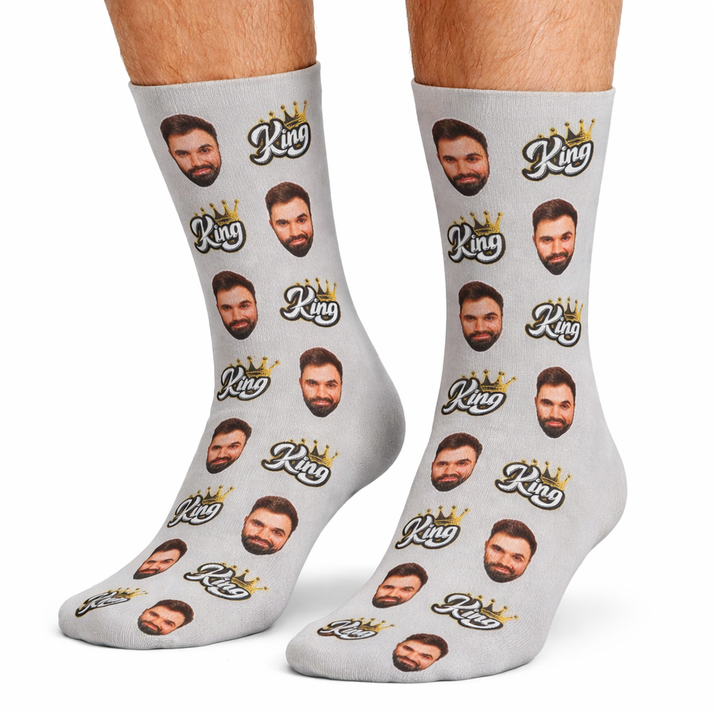 King Face Socks