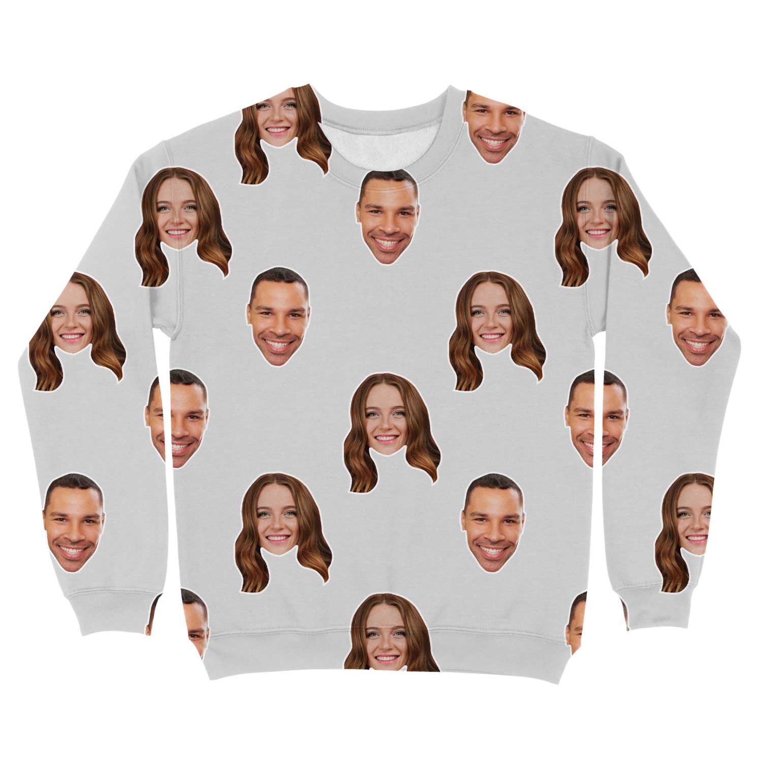 Couples Face Sweatshirt