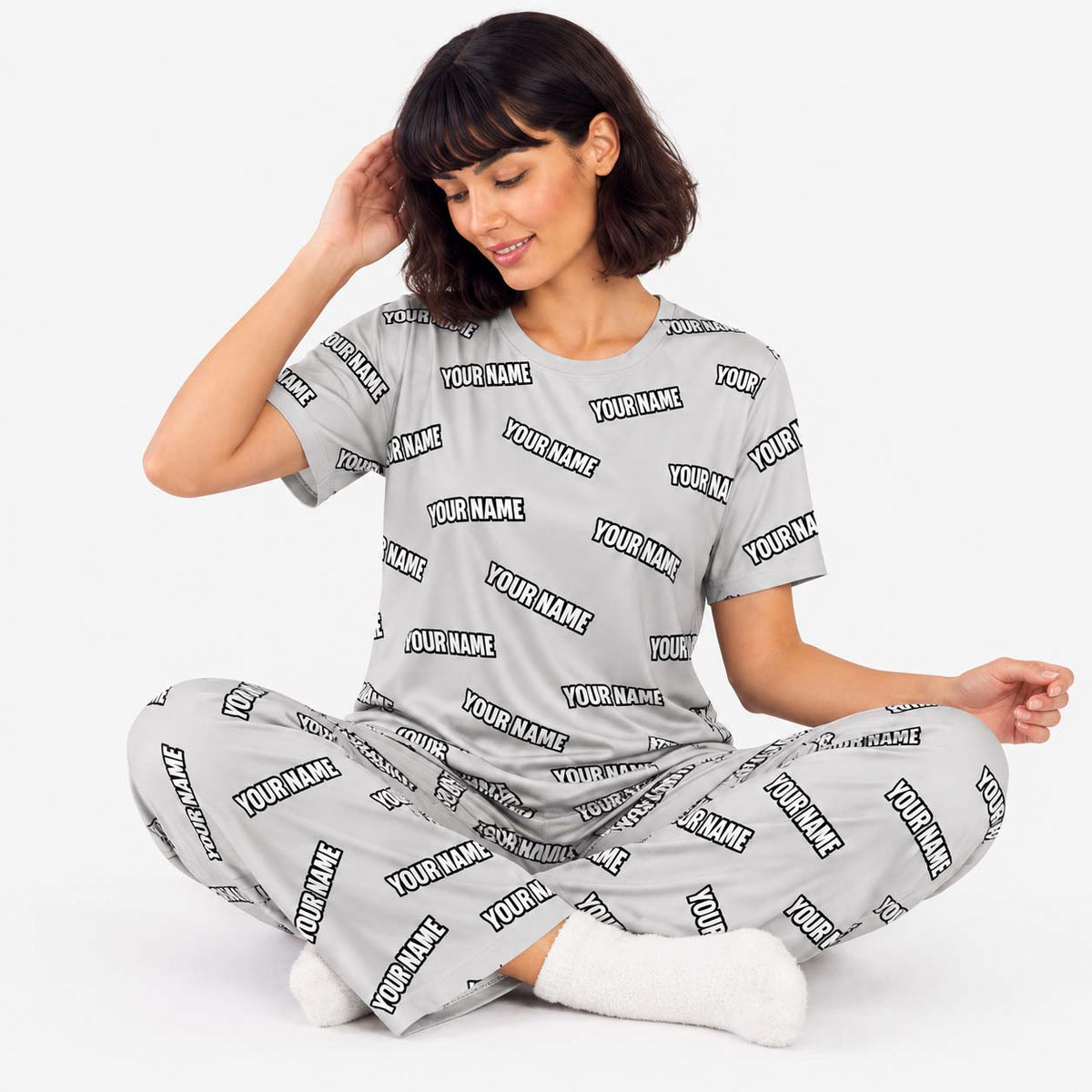Your Name Women's Personalised Pyjamas - Trouser Set