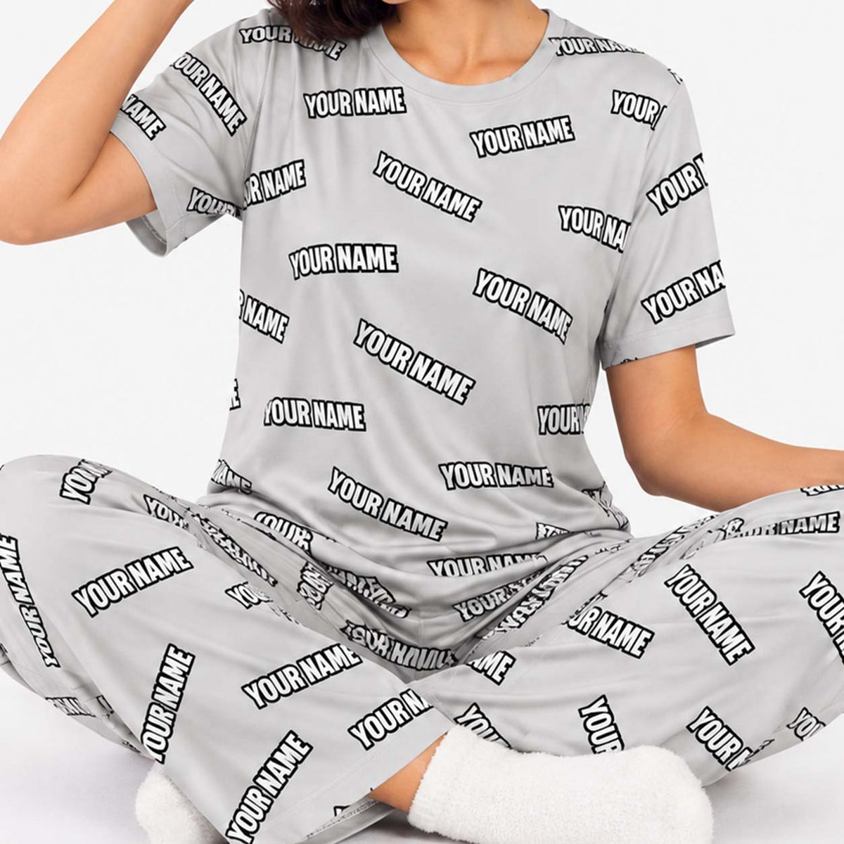 Your Name Women's Personalised Pyjamas - Trouser Set