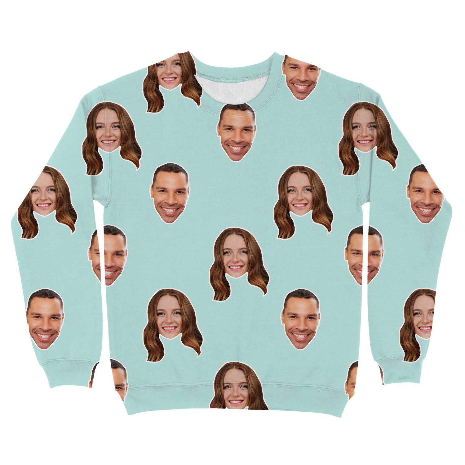 Couples Face Sweatshirt
