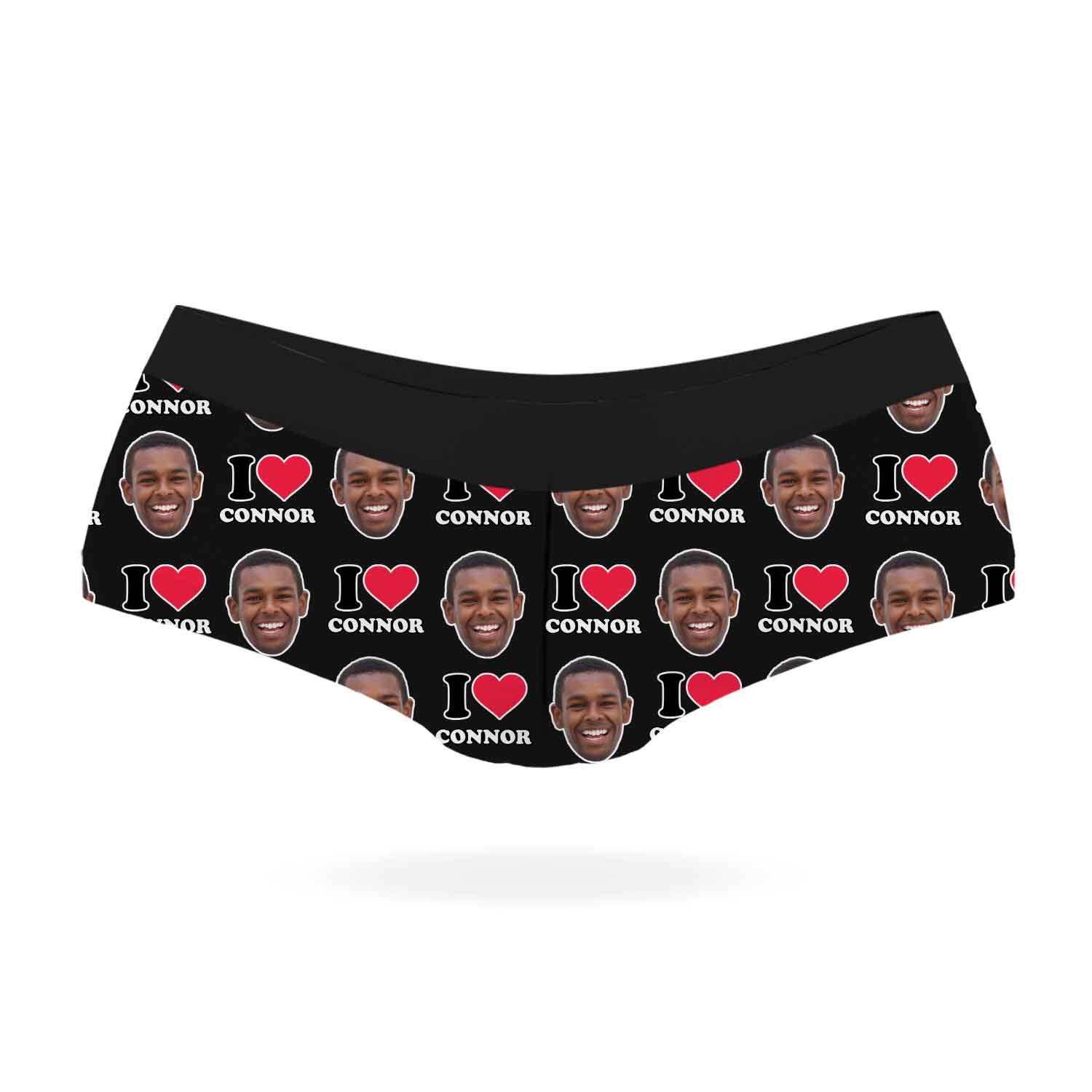 I Heart Name Knickers Personalised With Your Face