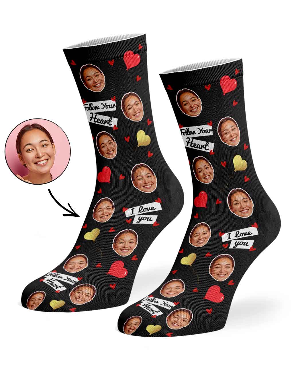 Follow Your Heart Socks