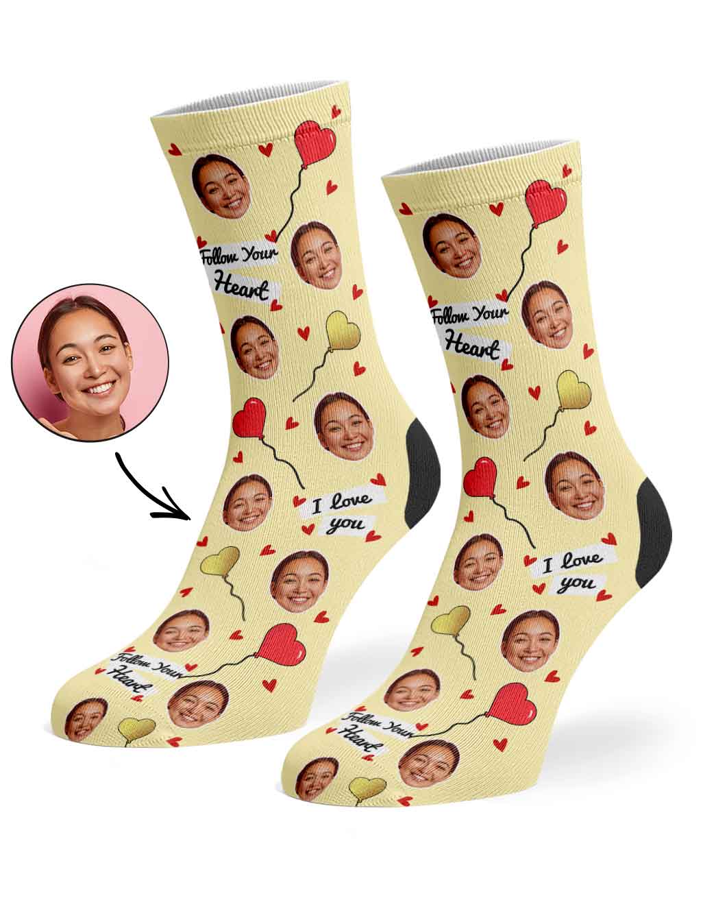 Follow Your Heart Socks