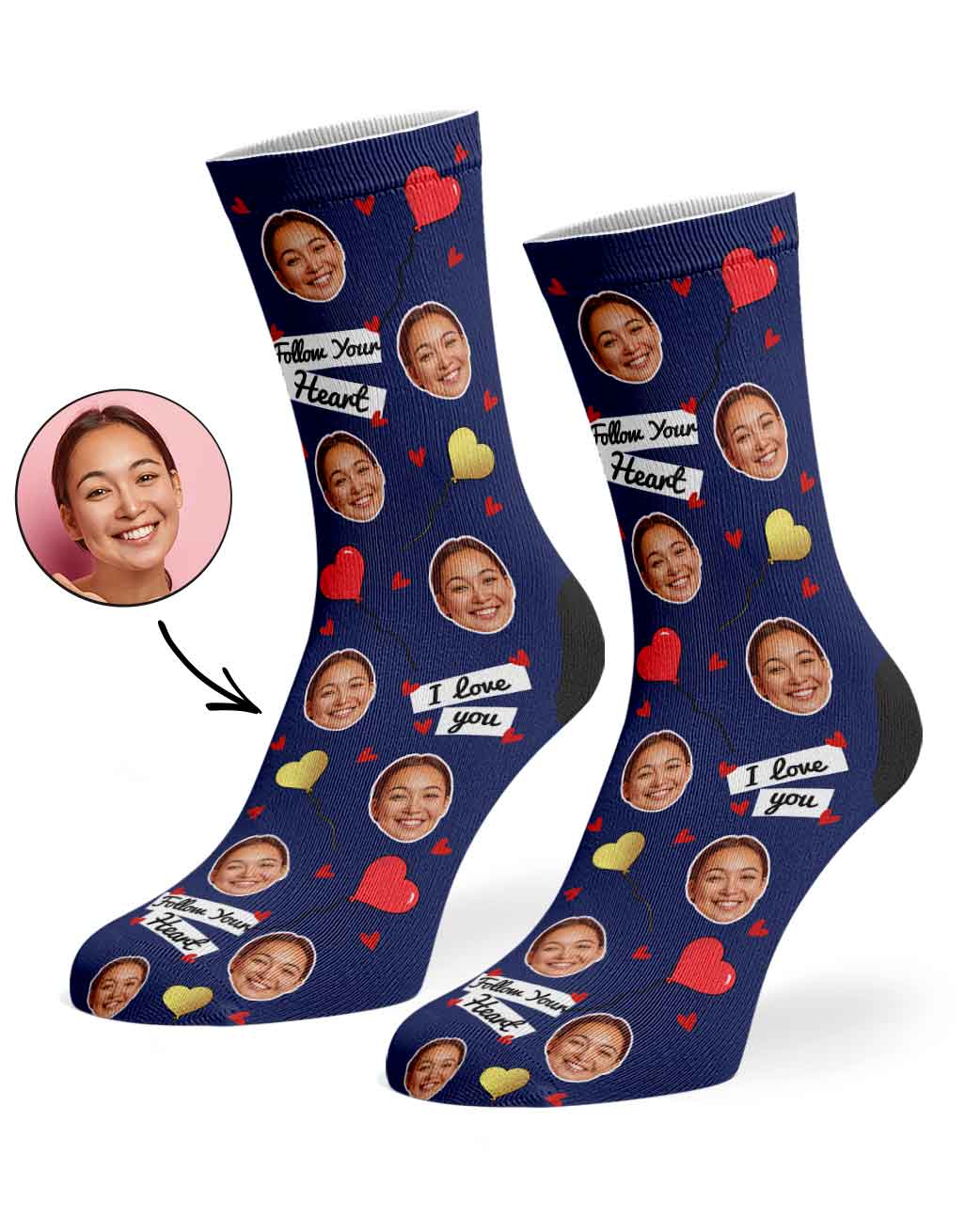 Follow Your Heart Socks