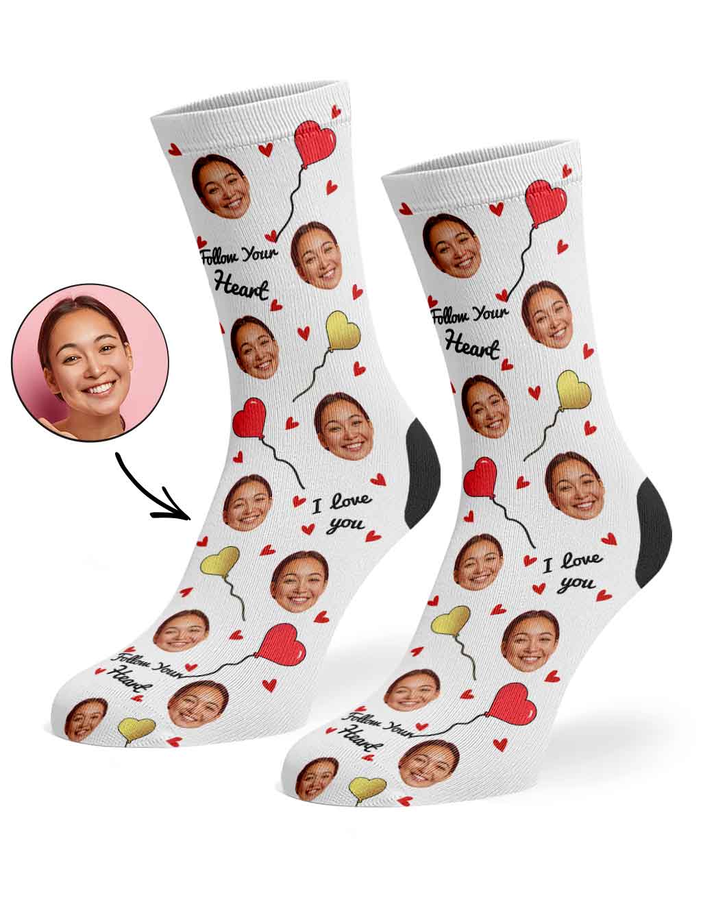 Follow Your Heart Socks