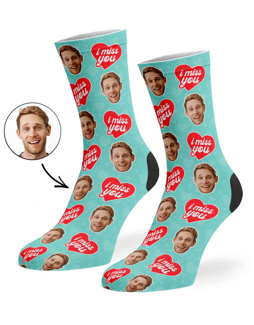 I Miss You Socks