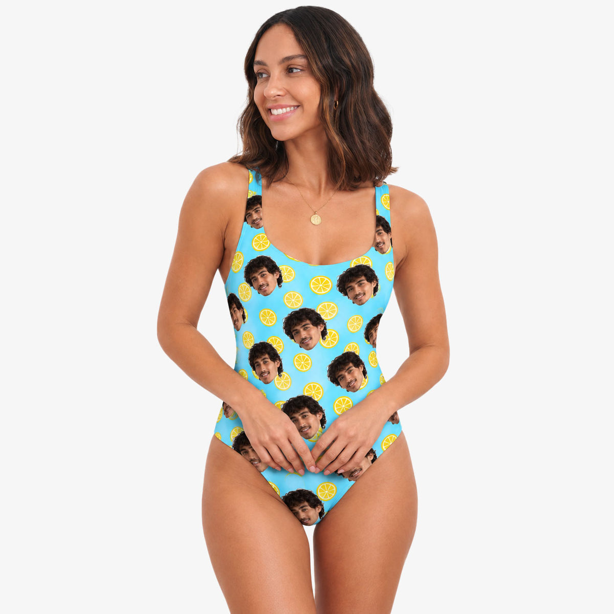 Lemons Personalised Swimsuit