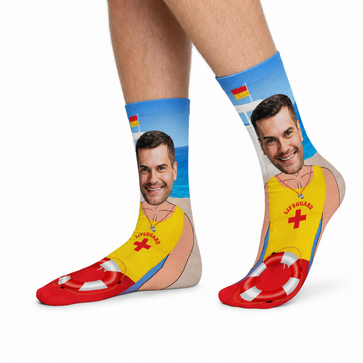 Lifeguard Man Socks