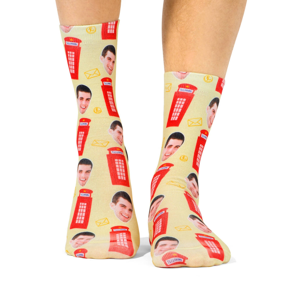 London Telephone Box Socks